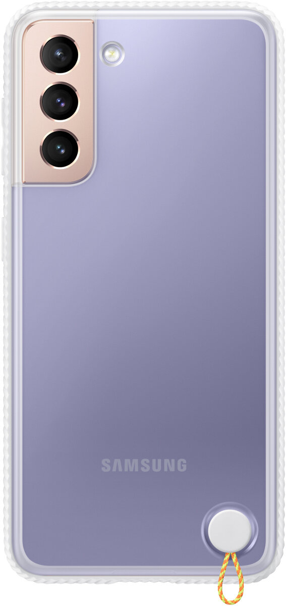 Etui SAMSUNG Clear Protective Cover do Galaxy S21 Biały EF-GG991CWEGWW