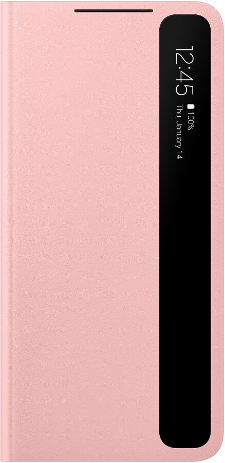 Etui SAMSUNG Smart Clear View do Galaxy S21 Plus Różowy EF-ZG996CPEG