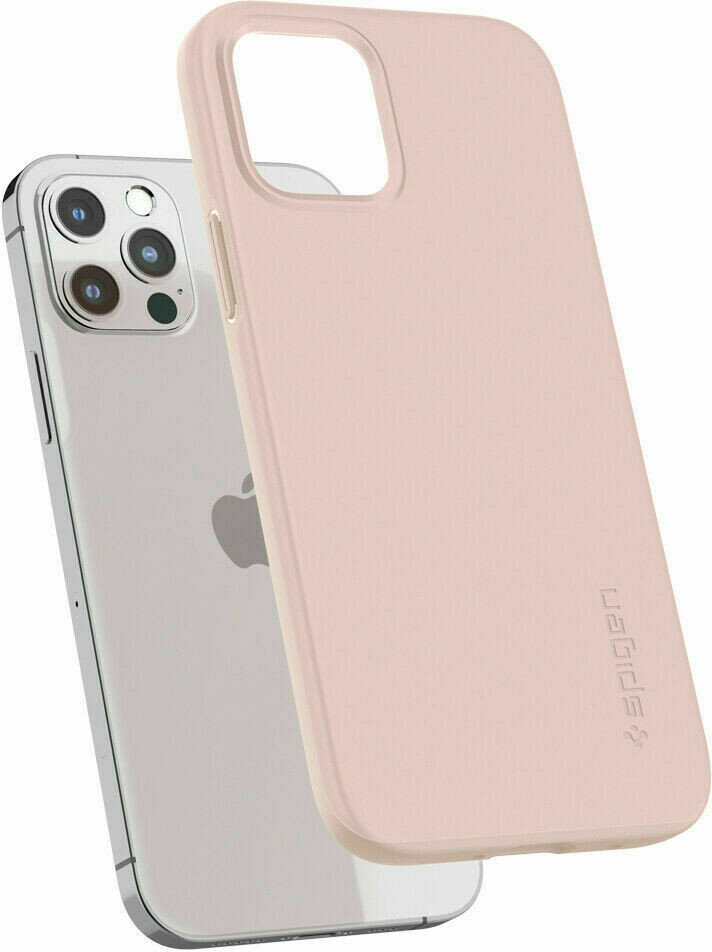 Etui SPIGEN Thin Fit do Apple iPhone 12/iPhone 12 Pro Różowy