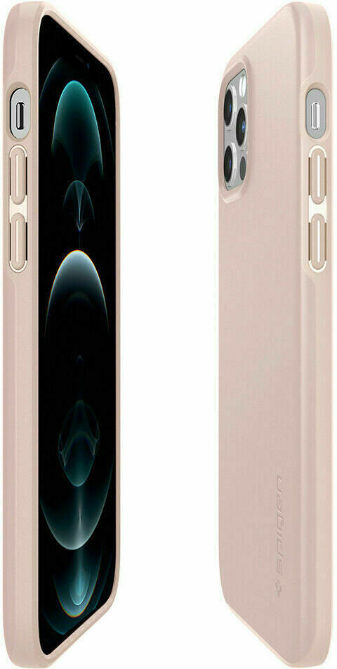 Etui SPIGEN Thin Fit do Apple iPhone 12/iPhone 12 Pro Różowy