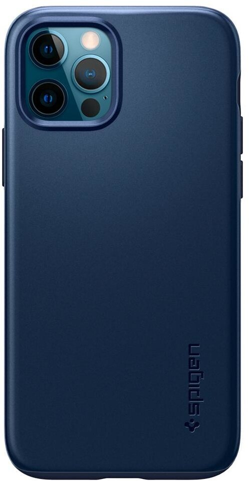 Etui SPIGEN Thin Fit do Apple iPhone 12/iPhone 12 Pro Granatowy