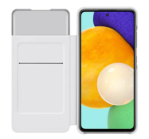 Etui SAMSUNG Smart S View Wallet Cover EE do Galaxy A52 Biały EF-EA525PWEGEE