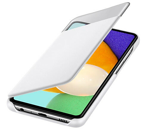 Etui SAMSUNG Smart S View Wallet Cover EE do Galaxy A52 Biały EF-EA525PWEGEE