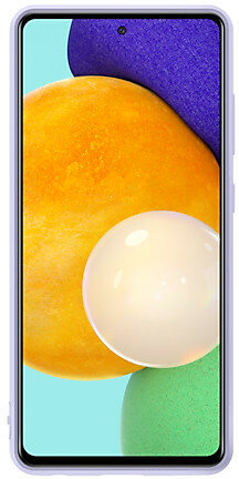 Etui SAMSUNG Silicone Cover do Galaxy A52 Fioletowy EF-PA525TVEGWW