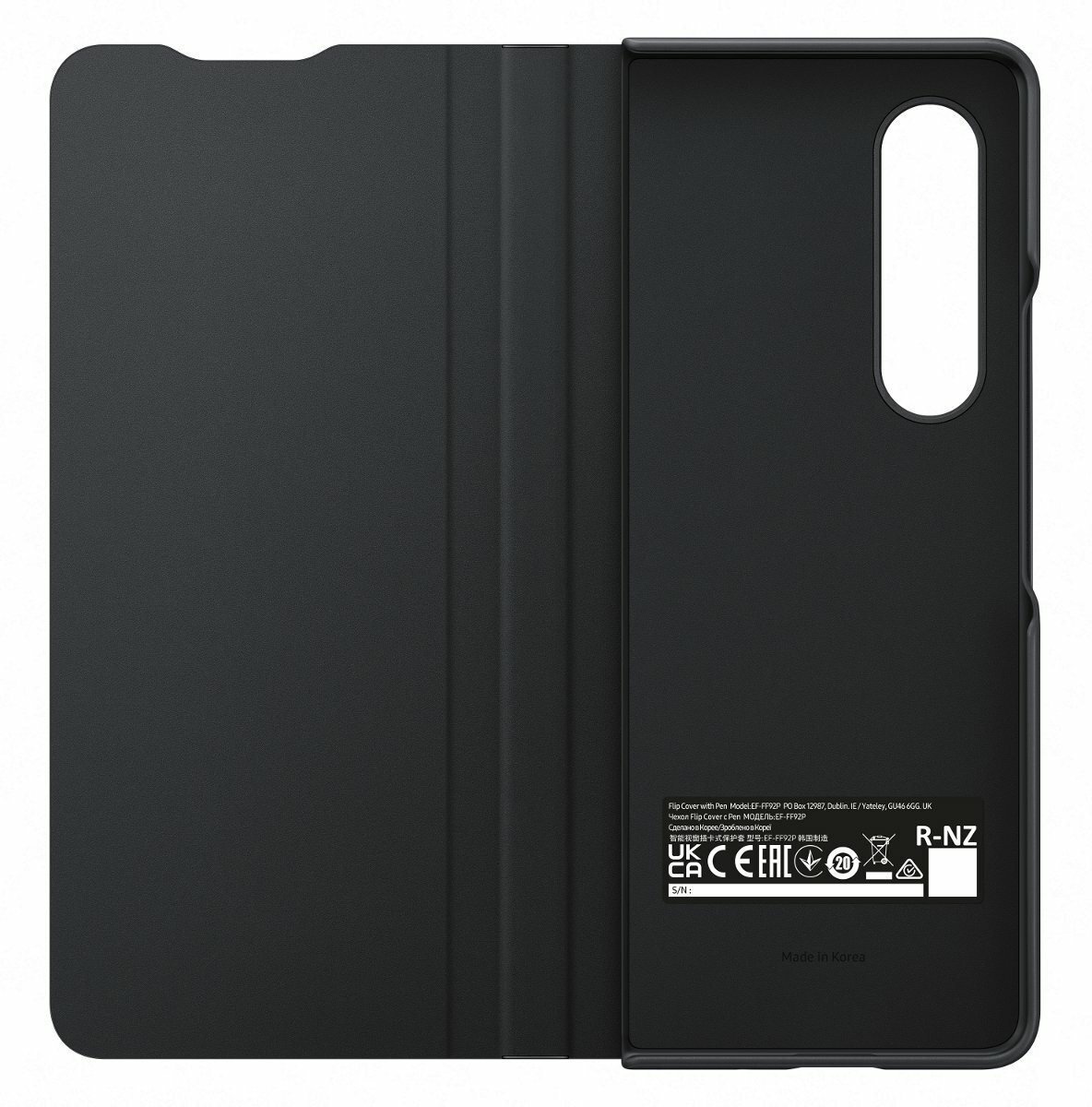 Etui SAMSUNG Flip Cover z rysikiem Pen do Galaxy Z Fold 3 Czarny EF-FF92PCBEGEE + ładowarka