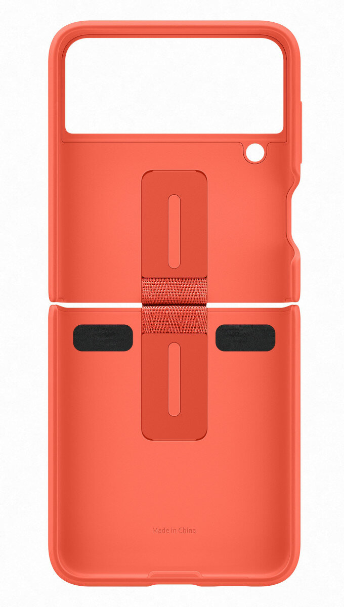 Etui SAMSUNG Silicone Cover z pierścieniem do Galaxy Z Flip 3 Koralowy EF-PF711TPEGWW