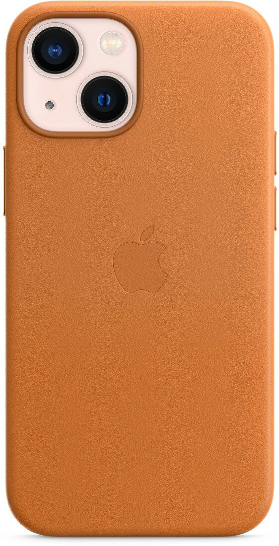 Skórzane etui z MagSafe APPLE do iPhone 13 mini Jasnobrązowy (Golden Brown) MM0D3ZM/A