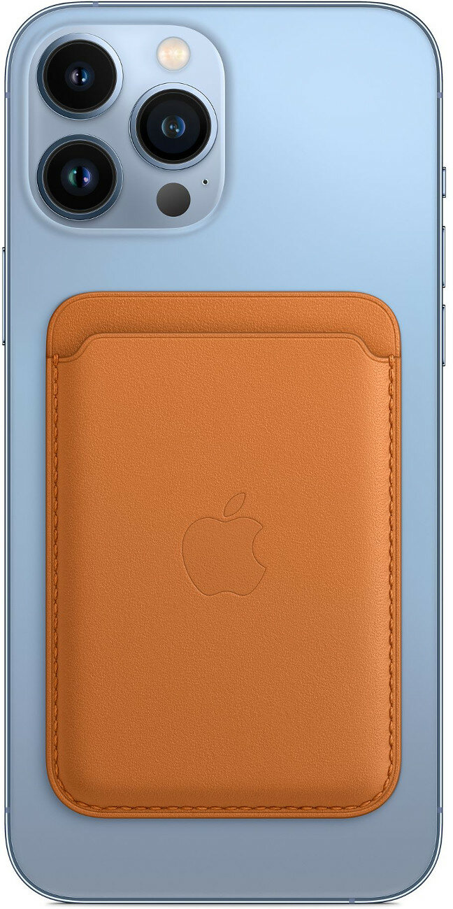 Skórzany portfel APPLE z MagSafe do iPhone’a Złocisty brąz MM0Q3ZM/A