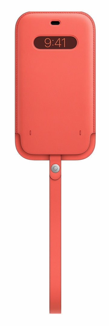Skórzany futerał APPLE z MagSafe do iPhone’a 12 Pro Max Różowy cytrus MHYF3ZM/A