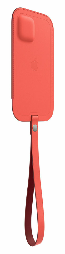 Skórzany futerał APPLE z MagSafe do iPhone’a 12 Pro Max Różowy cytrus MHYF3ZM/A
