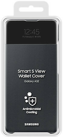 Etui SAMSUNG Smart S View Wallet Cover do Galaxy A32 (LTE) EF-EA325PBEGEE
