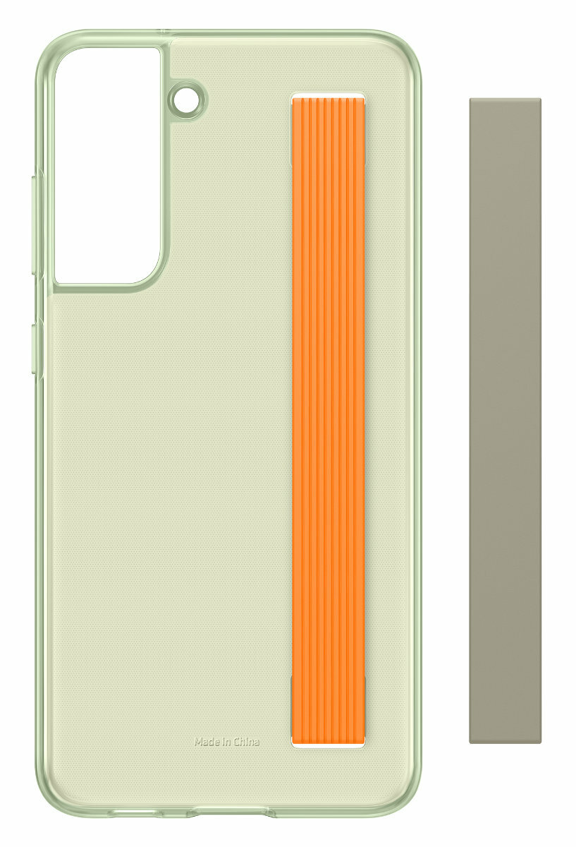 Etui SAMSUNG Slim Strap Cover do Galaxy S21 FE Oliwkowy EF-XG990CMEGWW