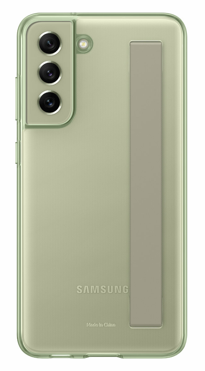 Etui SAMSUNG Slim Strap Cover do Galaxy S21 FE Oliwkowy EF-XG990CMEGWW
