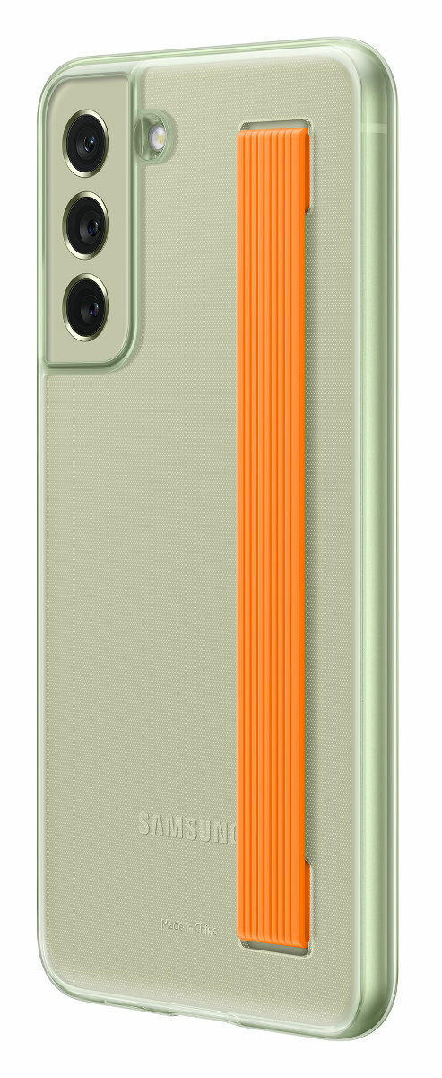Etui SAMSUNG Slim Strap Cover do Galaxy S21 FE Oliwkowy EF-XG990CMEGWW