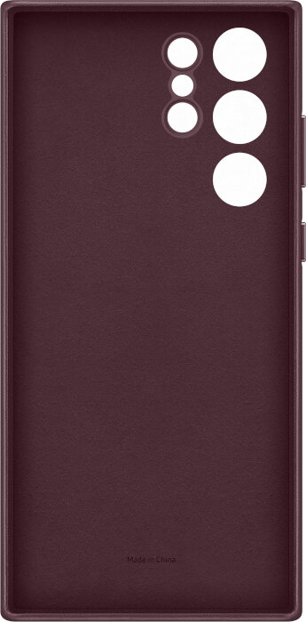 Etui SAMSUNG Leather Cover do Galaxy S22 Ultra Burgund EF-VS908LEEGWW