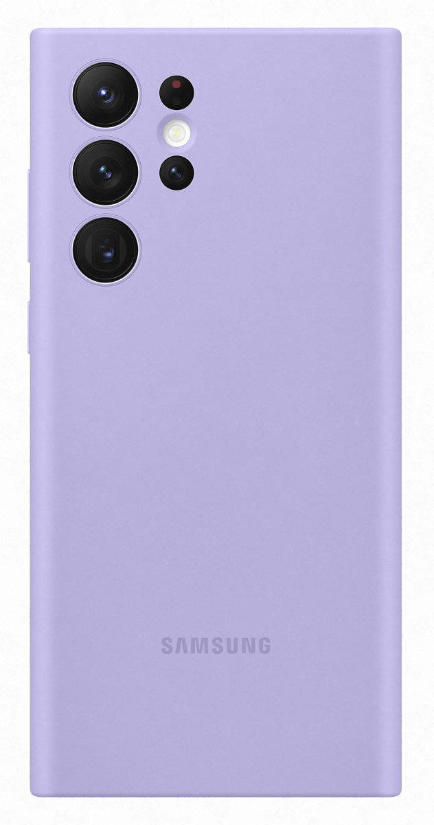 Etui SAMSUNG Silicone Cover do Galaxy S22 Ultra Lawendowy EF-PS908TVEGWW