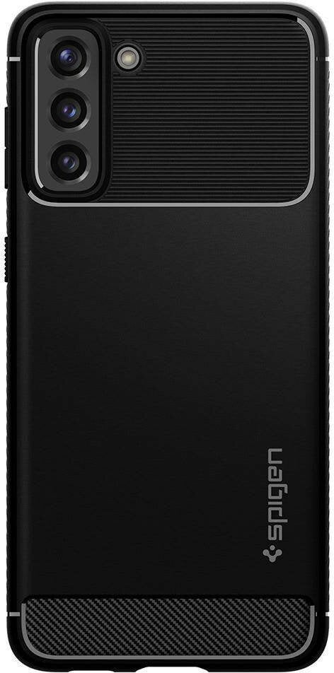 Etui SPIGEN Rugged Armor do Galaxy S21 Czarny matowy