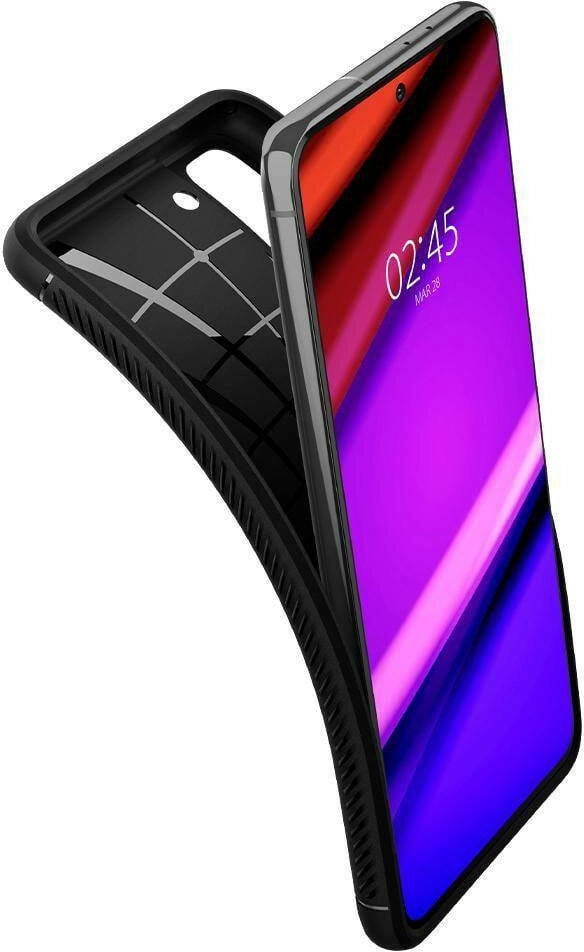 Etui SPIGEN Rugged Armor do Galaxy S21 Czarny matowy