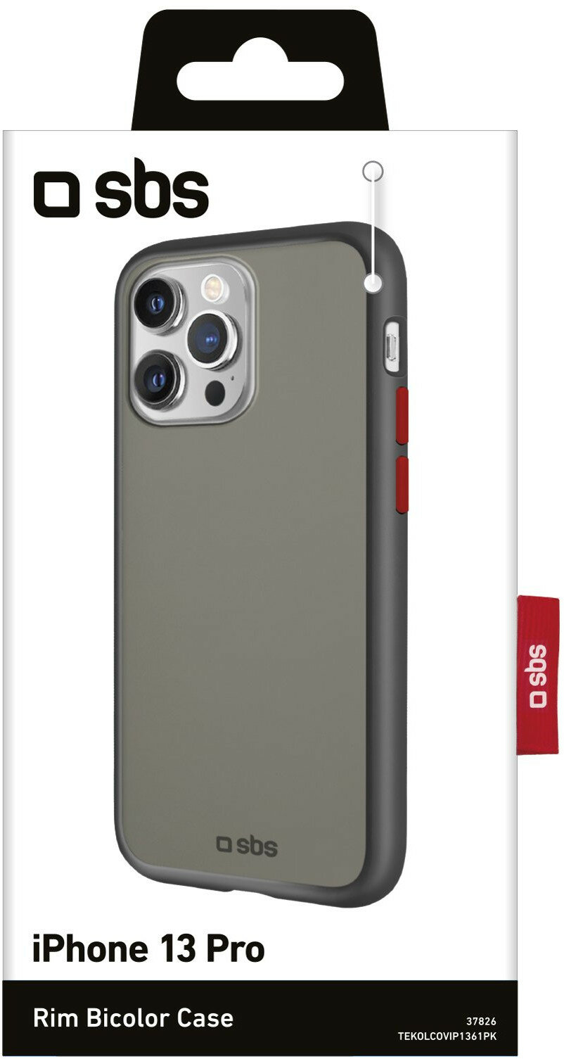 Etui SBS Rim Cover do iPhone 13 Pro Czarny