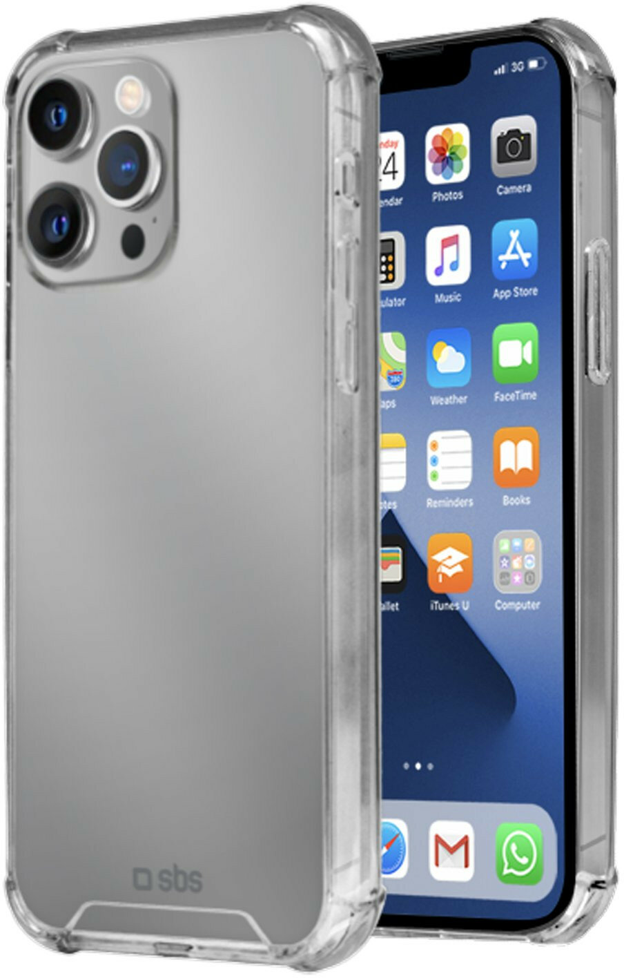 Etui SBS Impact cover do iPhone 13 Pro Bezbarwny