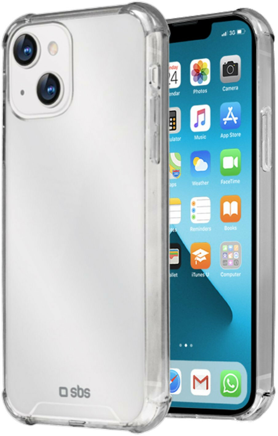 Etui SBS Impact cover do iPhone 13 mini Bezbarwny