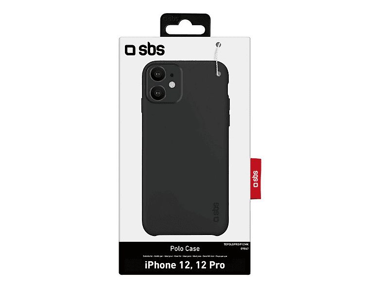 Etui SBS Polo One Cover do iPhone 12/12 Pro Czarny – zdjęcie 2