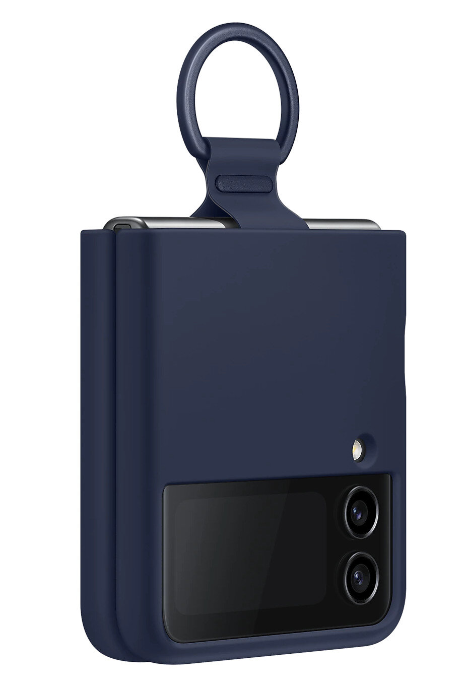 Etui SAMSUNG Silicone Cover z pierścieniem do Galaxy Z Flip4 5G Granatowy EF-PF721TNEGWW