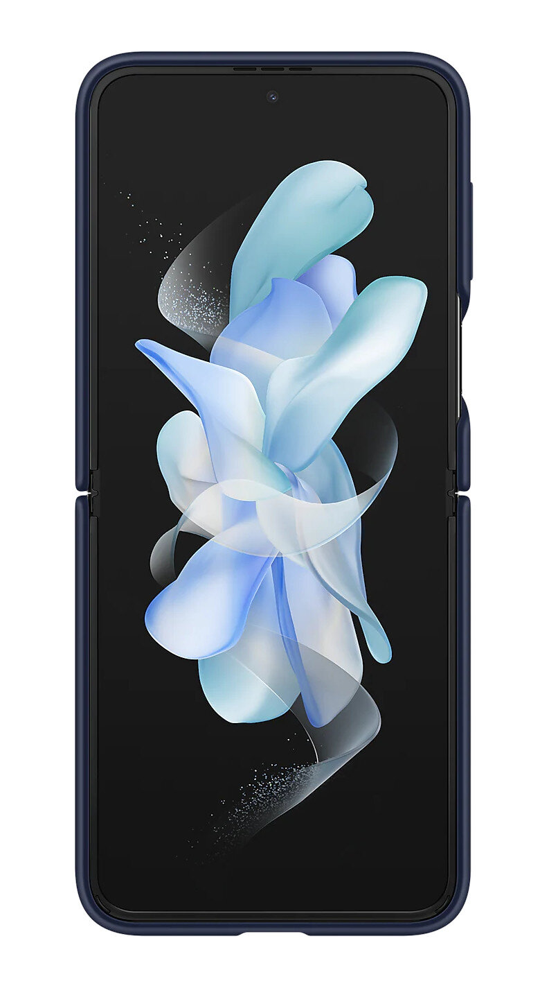 Etui SAMSUNG Silicone Cover z pierścieniem do Galaxy Z Flip4 5G Granatowy EF-PF721TNEGWW
