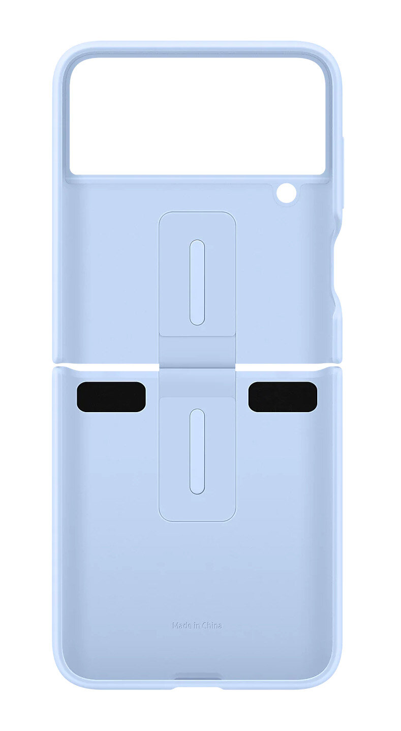 Etui SAMSUNG Silicone Cover z pierścieniem do Galaxy Z Flip4 5G Niebieski EF-PF721TLEGWW