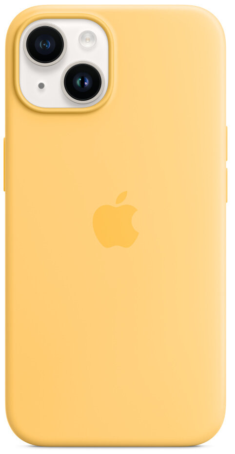 Silikonowe etui z MagSafe APPLE do iPhone 14 Bladożółty MPT23ZM/A