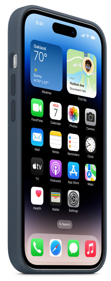 Silikonowe etui z MagSafe APPLE do iPhone 14 Pro Sztormowy błękit MPTF3ZM/A