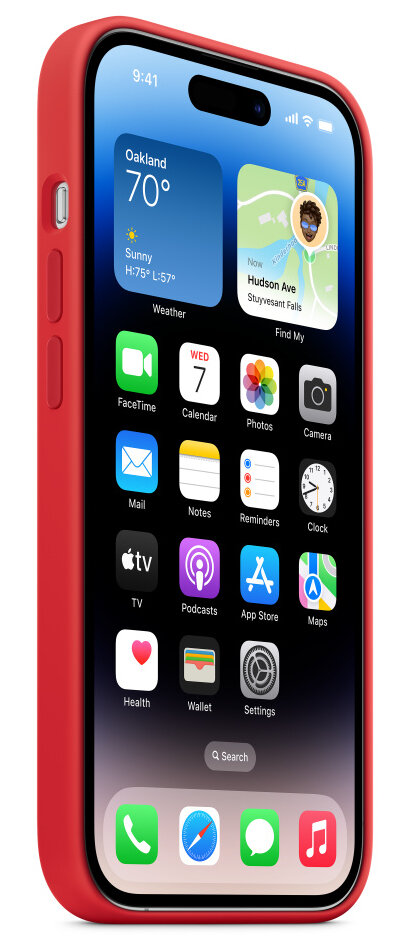 Silikonowe etui z MagSafe APPLE do iPhone 14 Pro (PRODUCT) RED MPTG3ZM/A