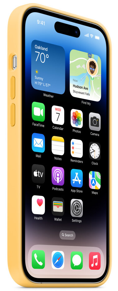 Silikonowe etui z MagSafe APPLE do iPhone 14 Pro Bladożółty MPTM3ZM/A