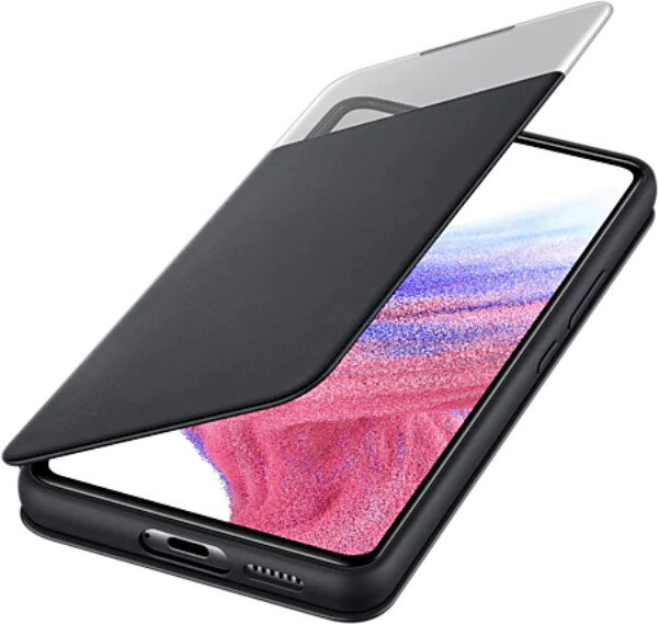 Etui SAMSUNG S View Wallet Cover do Galaxy A53 5G Czarny EF-EA536PBEGEE