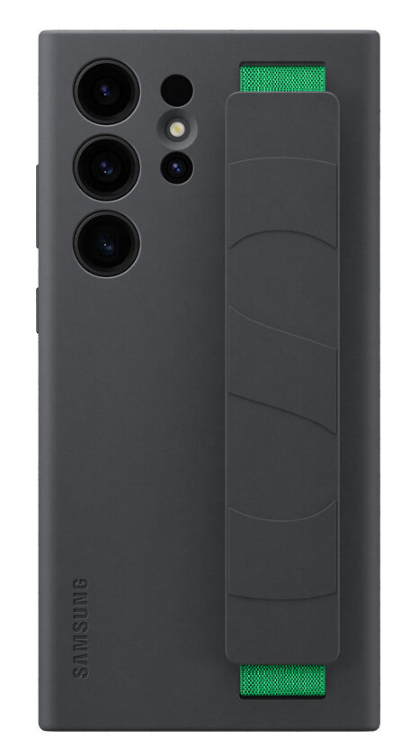 Etui SAMSUNG Silicone Grip Case do Galaxy S23 Ultra EF-GS918TBEGWW Czarny