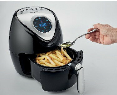 Frytkownica niskotłuszczowa Air fryer ARIETE 4616 Czarno-srebrny