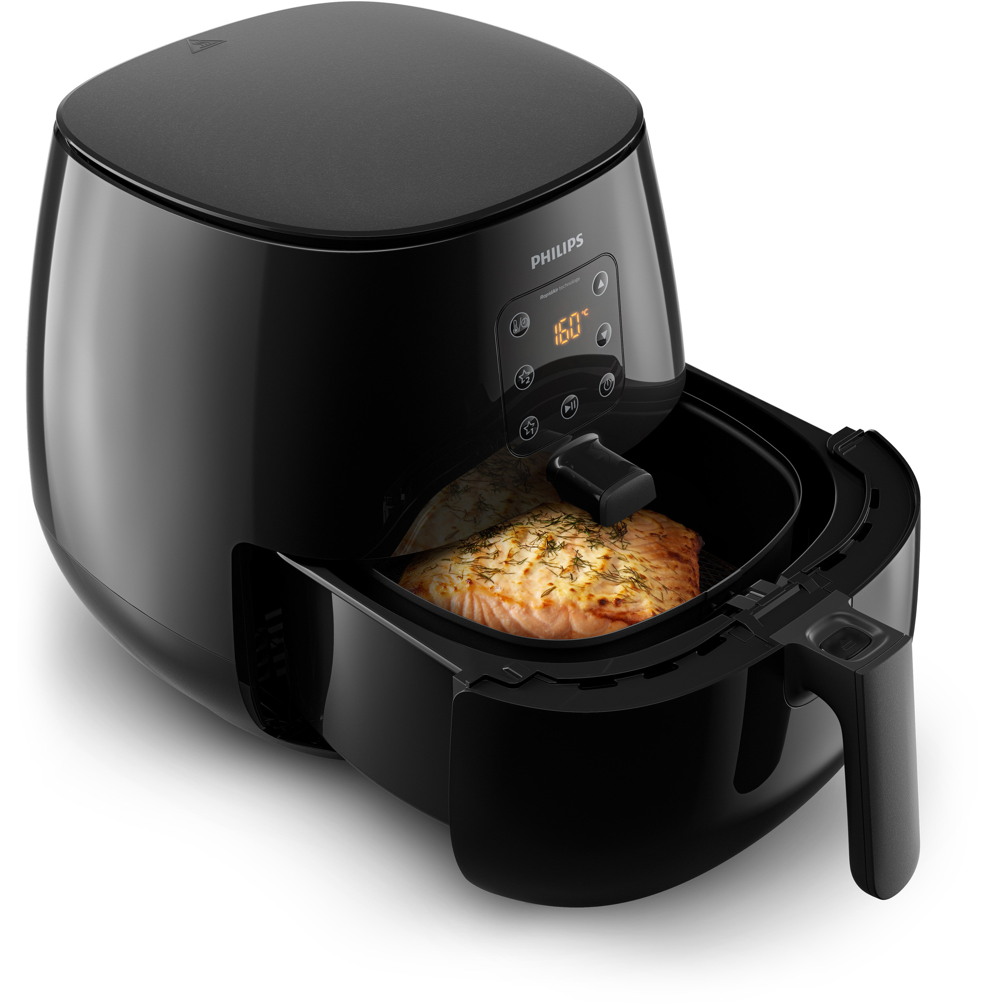 Frytkownica niskotłuszczowa Air fryer PHILIPS Ovi XL HD9260/90 Czarny