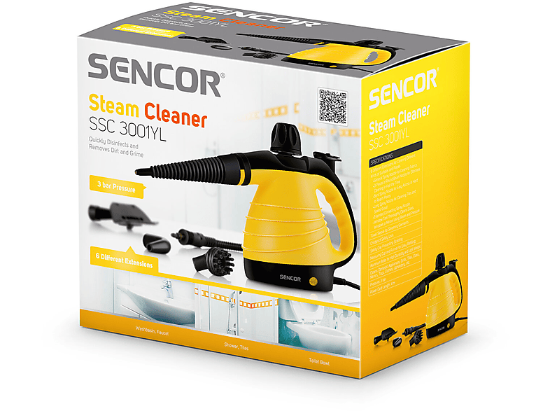 Oczyszczacz parowy SENCOR SSC 3001YL – zdjęcie 2