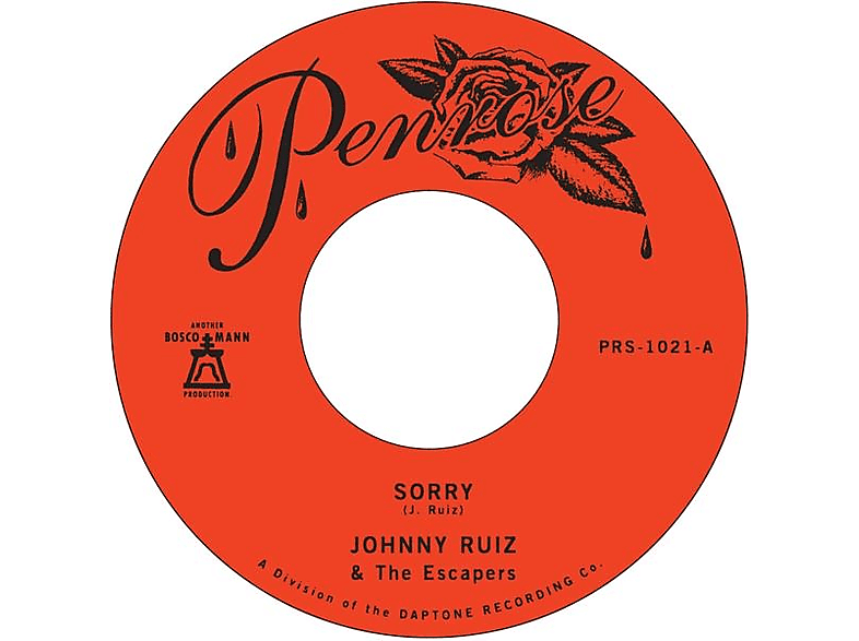Ruiz,Johnny/Escapers,The - Sorry Girl b/w - (Vinyl) Prettiest