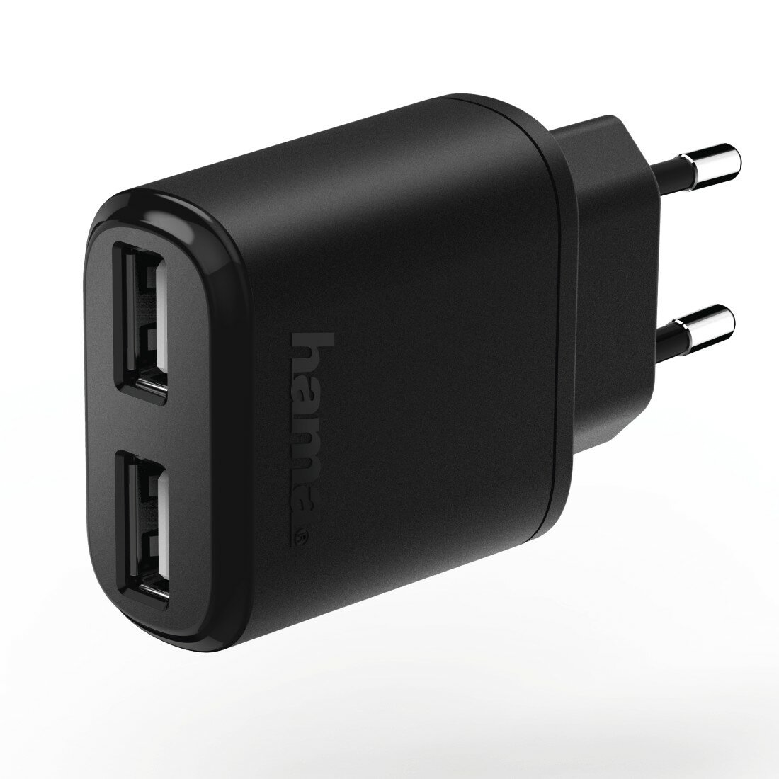 Ładowarka sieciowa HAMA 2xUSB 2.4A Czarny