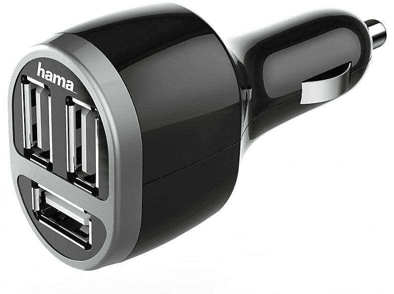 Ładowarka samochodowa HAMA 3xUSB 5.2A Czarny