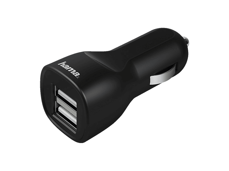 Ładowarka samochodowa HAMA 2xUSB 2.4A Czarny