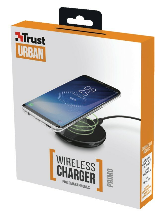 Ładowarka indukcyjna TRUST URBAN Primo Czarny 22816