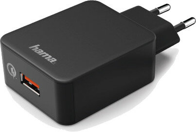 Ładowarka indukcyjna HAMA TFC 15 Czarny + QC 3,0 + kabel USB - microUSB