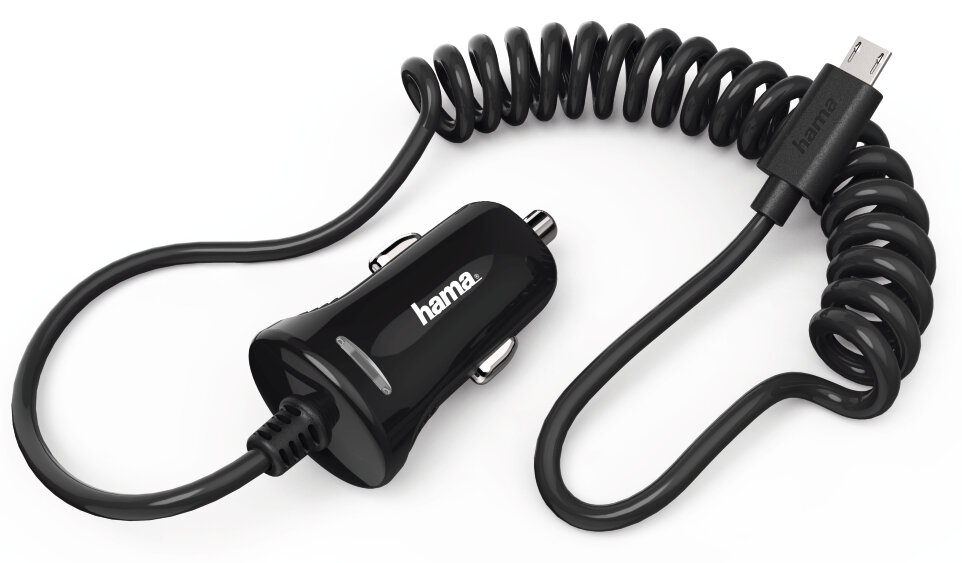 Ładowarka samochodowa HAMA 178261 Micro USB 2,4A Czarny