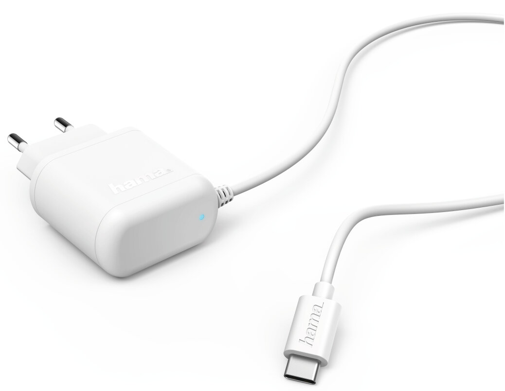 Ładowarka sieciowa HAMA 183234 USB Type-C 3A Biały