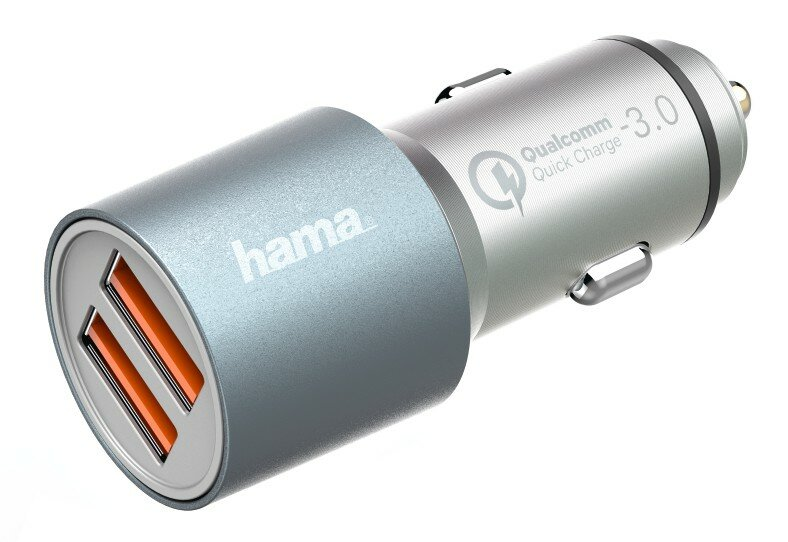 Ładowarka samochodowa HAMA Quick Charge 3.0 2xUSB 173654