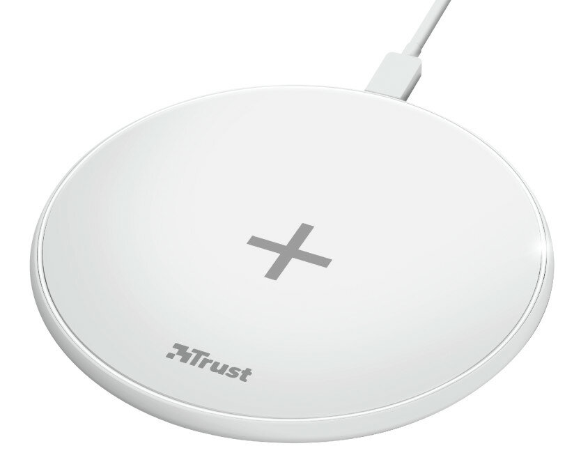Ładowarka indukcyjna TRUST Qylo Fast Wireless Charging Pad 7.5/10W Biały