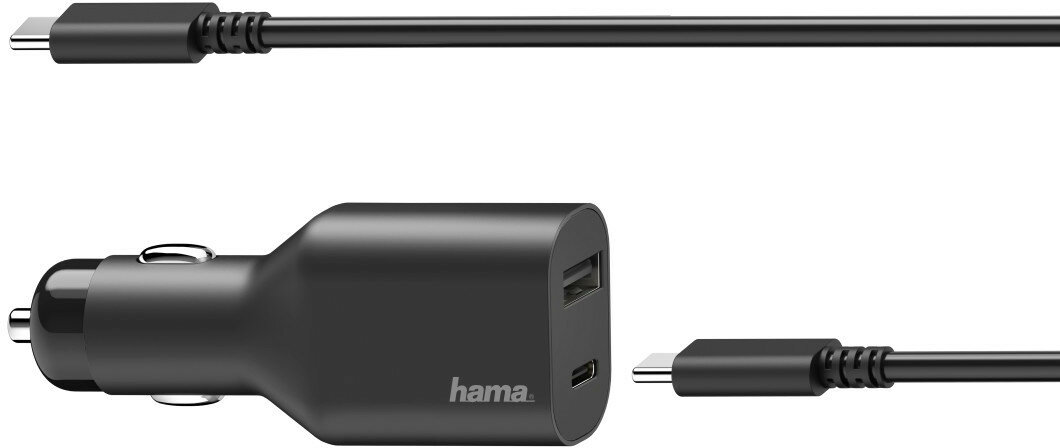 Samochodowy zasilacz do notebooka HAMA USB-C 5 - 20V/70W