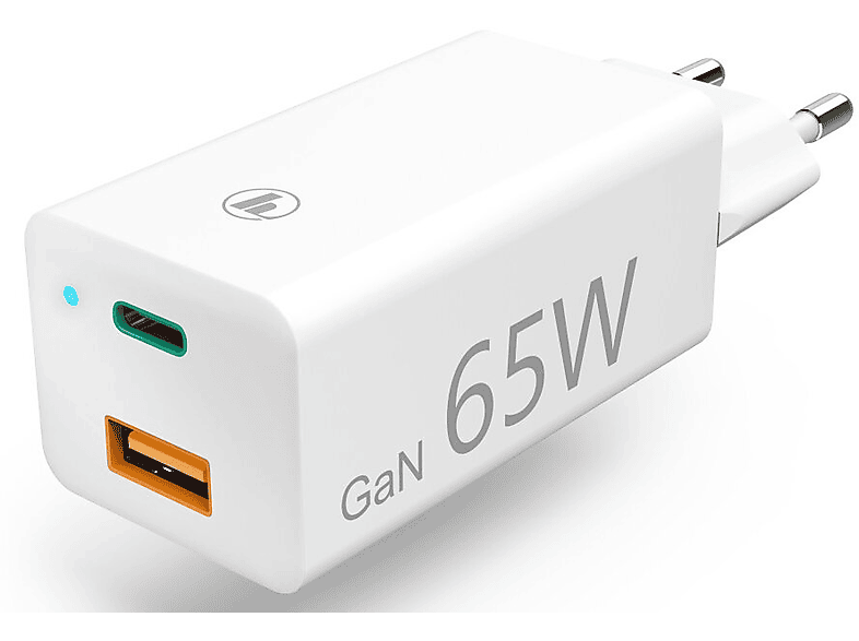 Ładowarka sieciowa HAMA 65W GAN PD/QC 3.0 Biały